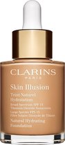 Clarins Skin Illusion Teint Naturel Hydratation - SPF 15 - Foundation - 111 Auburn - 30 ml