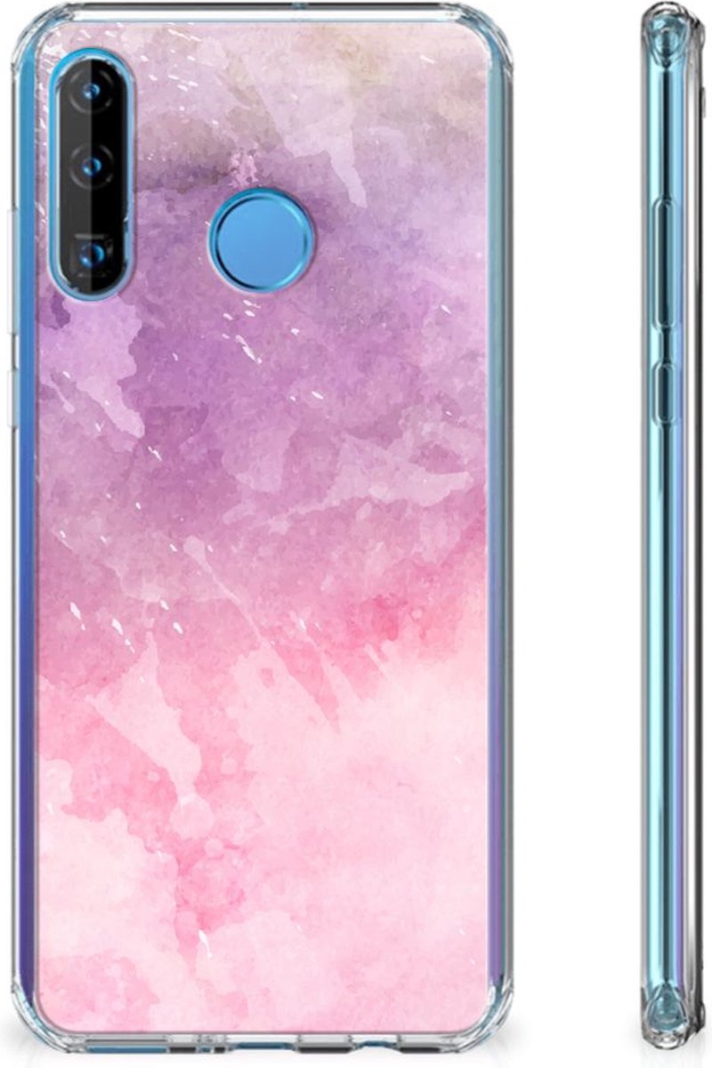 Back Cover Huawei P30 Lite Pink Purple Paint