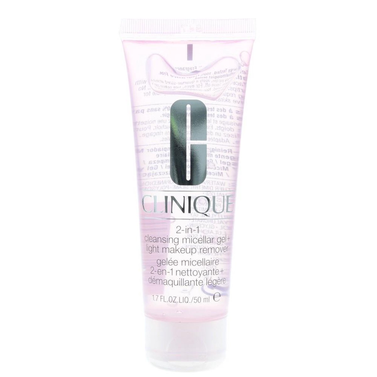 Clinique 2-in-1 Cleansing Micellar Gel & Light Makeup Remover 50ml
