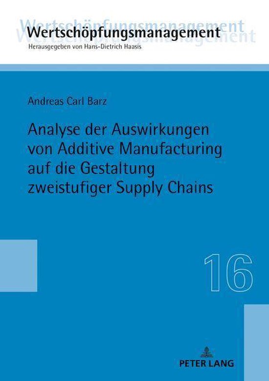 Wertschoepfungsmanagement / Value-Added Management 16 - Anal ... - cover