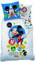 Disney Mickey Mouse Expressions - Dekbedovertrek - Eenpersoons - 140 x 200 cm - Multi
