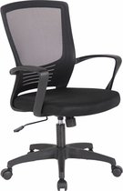 Clp Kampen Bureaustoel - Microvezel - Zwart/zwart