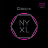 D'Addario NYXL 09-80 Carbon Steel Alloy 8-string - Elektrische gitaarsnaren