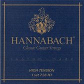 Hannabach K-Git.snaren set 728 HT Nylon High Tension - Klassieke gitaarsnaren