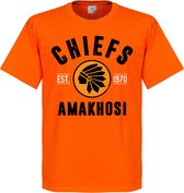 Kaizer Chiefs Established T-Shirt - Oranje - XXXXL