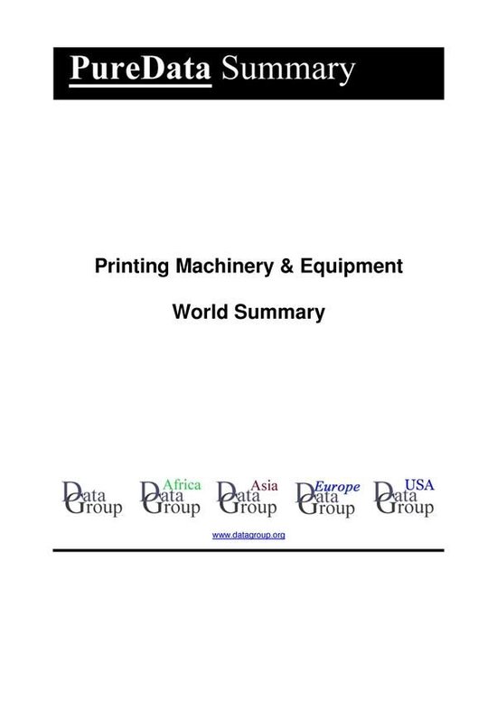 PureData World Summary 6405 - Printing Machinery & Equipment ... - cover