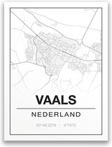 Poster/plattegrond VAALS - A4