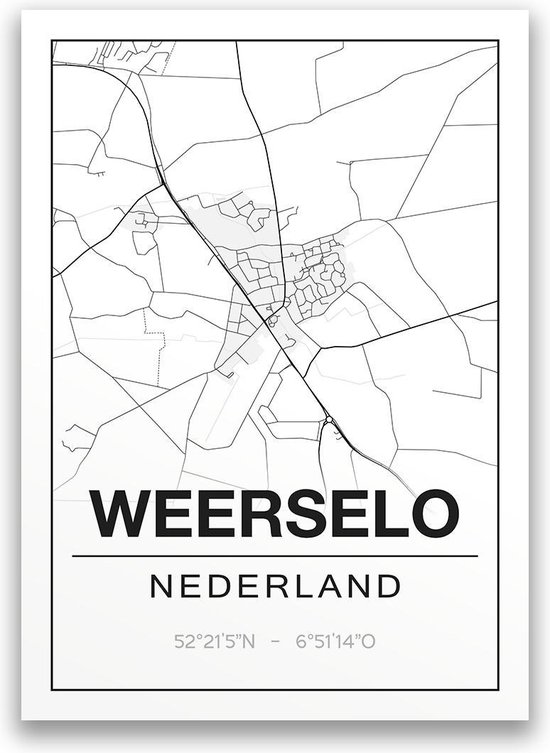Poster/plattegrond WEERSELO - A4