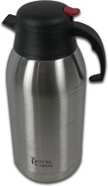 Royal Swiss 2 liter thermosfles koffie roestvrij staal vacuüm geïsoleerd
