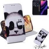 iPhone 11 Pro (5,8 inch) - Flip hoes, cover, case - TPU - PU Leder - Panda