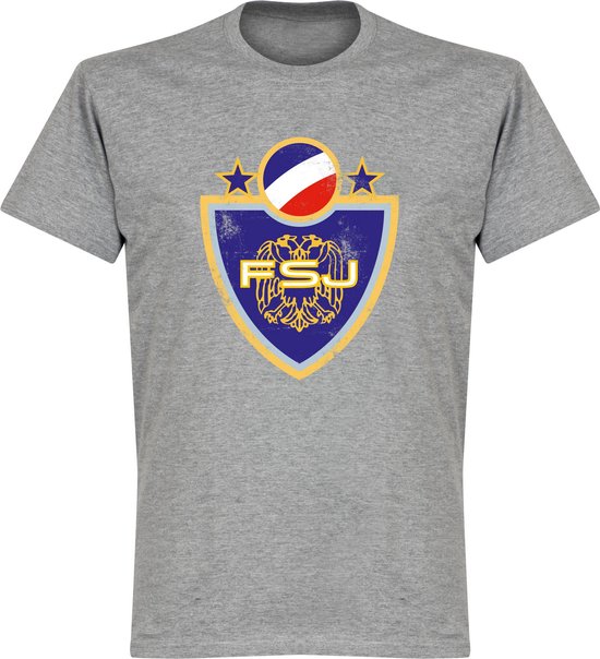 Joegoslavië Logo T-Shirt - Grijs - XXXXL