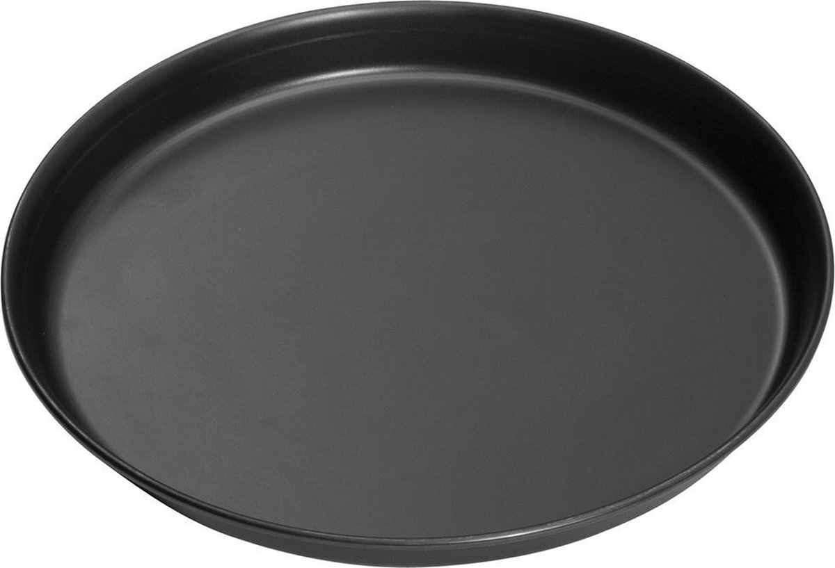 STERNSTEIGER Pizza pan rond, zwart staal 600mm,40mm, zwart staal 600mm,40mm