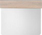 STERNSTEIGER Deegschrapers met houten handvat, lemmet roestvrij staal 120x85mm flexibel lemmet, ronde hoeken