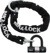 MKX-lock Motorslot Scooterslot kettingslot Loop+U-lock ART4 120cm