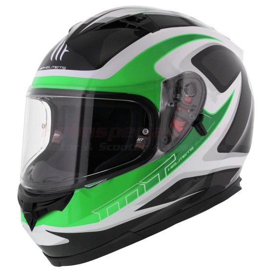 MT Blade Morph Helm Fluor Groen Grijs