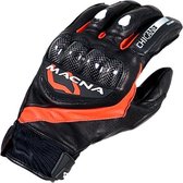 Macna Chicane Black Red Motorcycle Gloves L