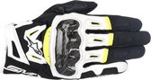 ALPINESTARS SMX-2 AC V2 GLOVES BLACK WHITE YELLOW L - Maat L - Handschoen