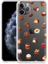 Geschikt voor Apple iPhone 11 Pro Hoesje Chocolates - Designed by Cazy