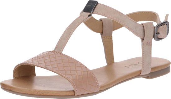 bol.com | Esprit sandalen met riem pepe woven Rosé-41