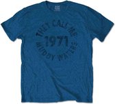 Muddy Waters Heren Tshirt -2XL- They Call Me Blauw