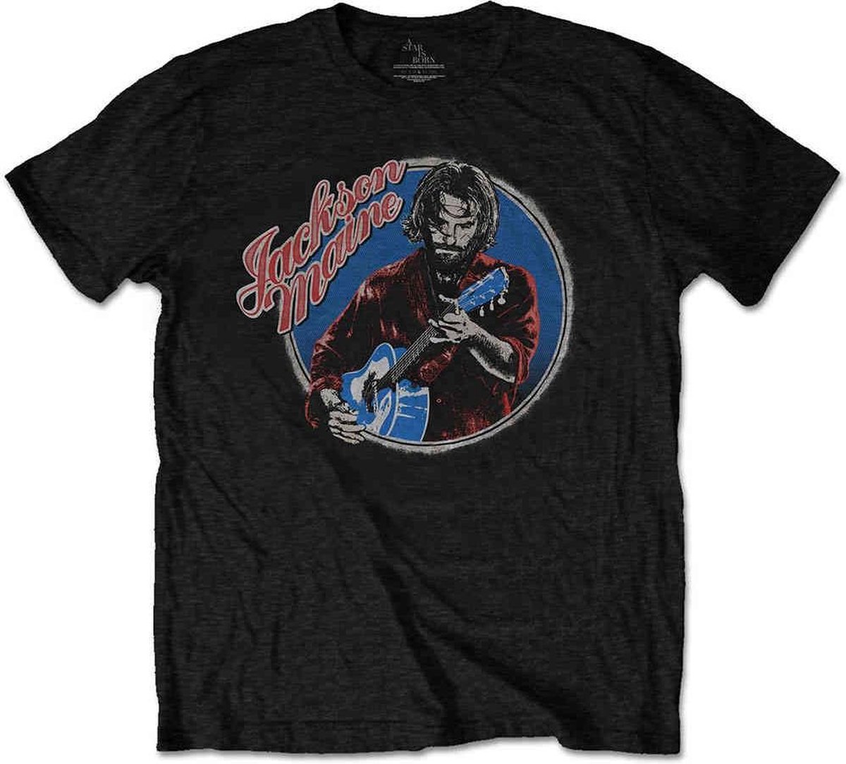 A Star Is Born - Jackson Maine Heren T-shirt - L - Zwart - Rock Off