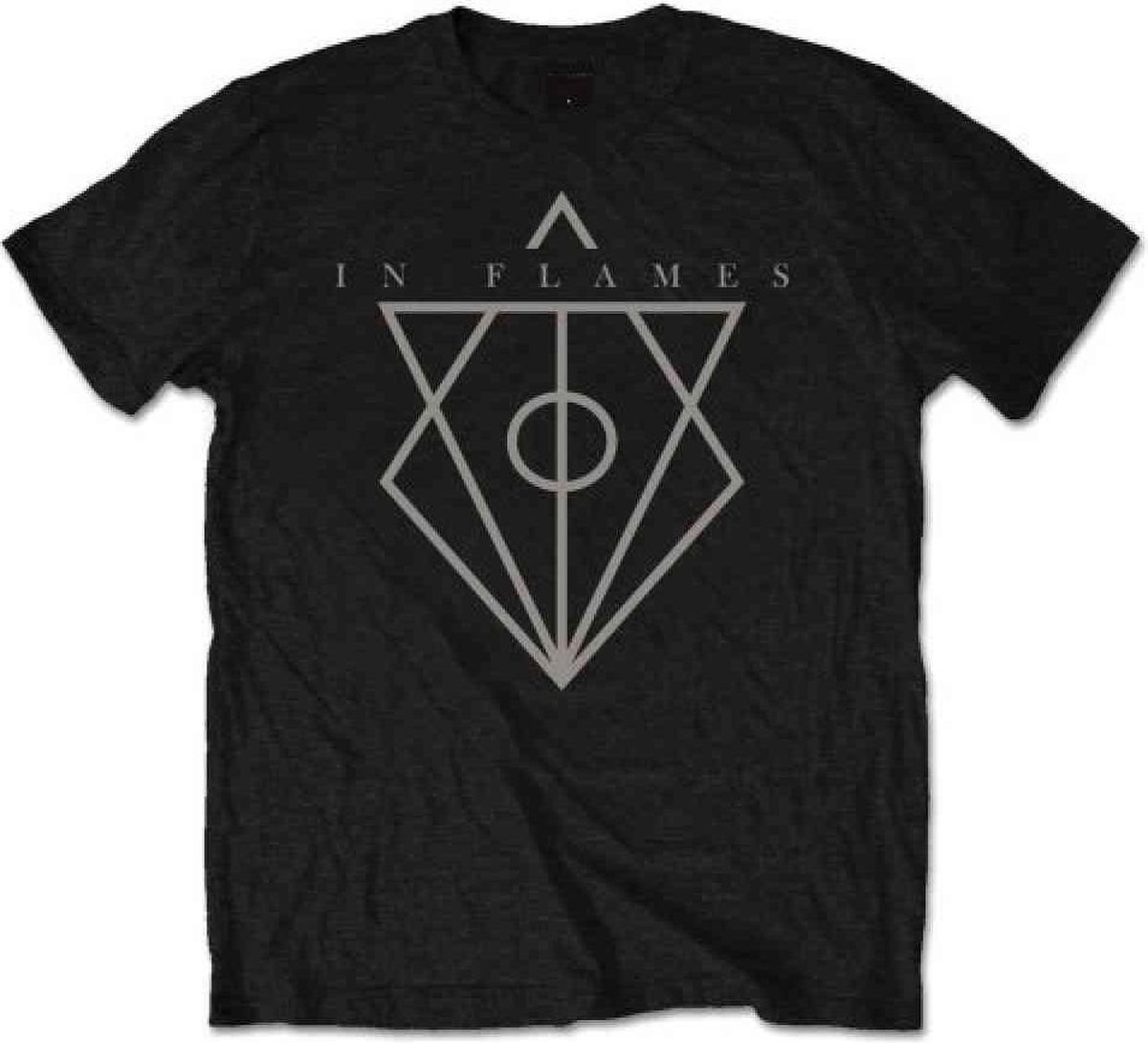 In Flames - Jester head Heren T-shirt - L - Zwart