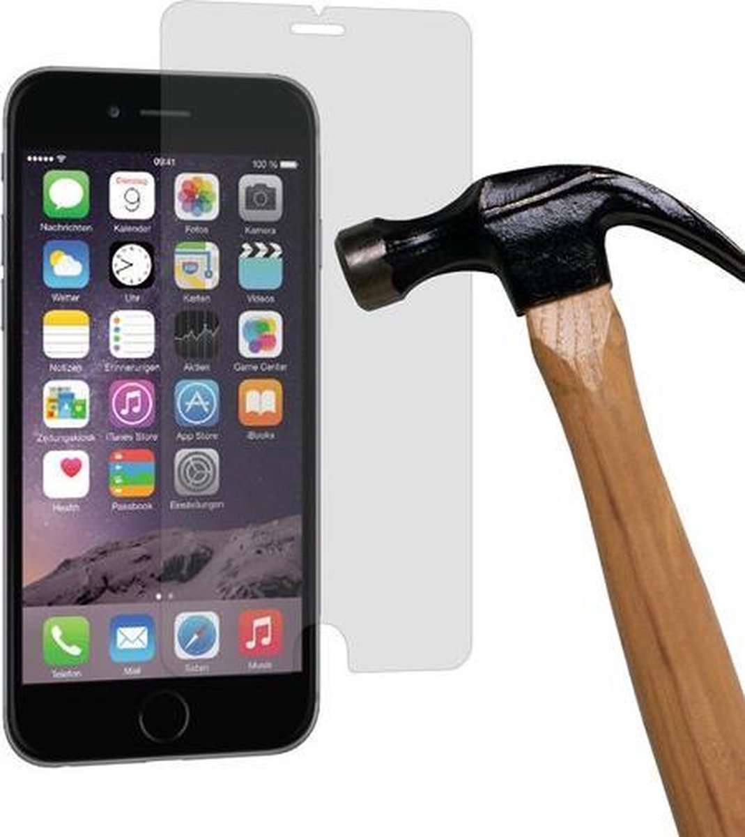 Xlhama Volledig Scherm Voor IPhone 6S Plus – 5,5 Inch, Zwart, Met Camera En Nabijheidssensor, Inclusief Montageset