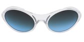 Sunheroes zonnebril LARSEN - Transparant montuur - Groen / blauwe glazen