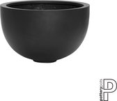 Pottery Pots Bloempot- Plantenschaal Bowl Zwart  D 35 cm H 28 cm