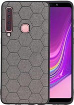 Grijs Hexagon Hard Case voor Samsung Galaxy A9 2018