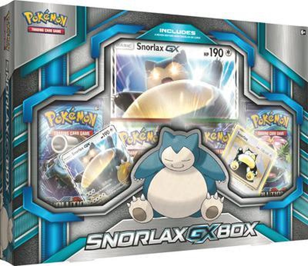 Pekkadillo terras familie Pokémon Snorlax GX Box - Pokémon Kaarten | Games | bol.com