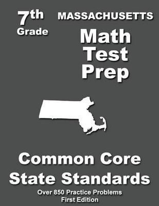 Massachusetts 7th Grade Math Test Prep - cover