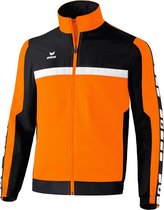 Erima 5-cubes Trainingsvest - Oranje / Zwart / Wit | Maat: L