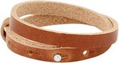 Leren armband cuoio vintage brown