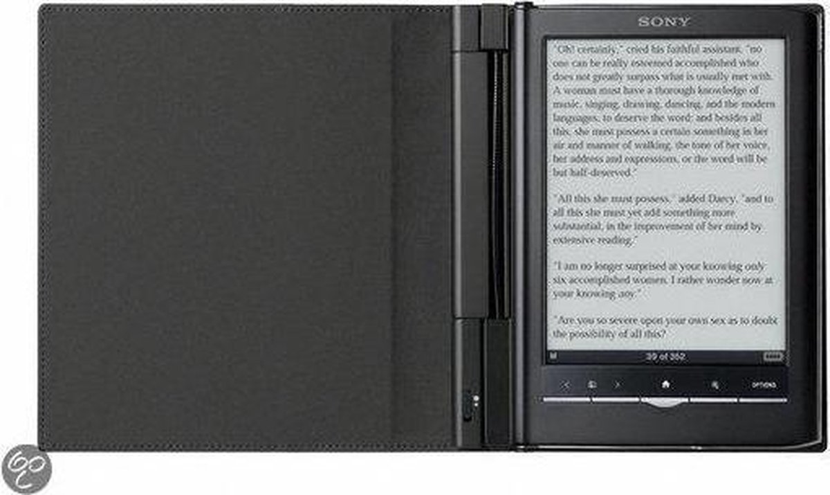 beloning speling Makkelijk te lezen Sony Reader Touch LED cover met lampje (PRSACL65B) - Black | bol.com