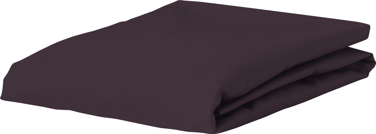 Essenza Hoeslaken Satijn Eenpersoons - Plum 80x200