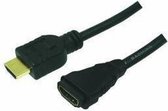 LogiLink - Câble d'extension HDMI haute vitesse 1.4 - 2 m - Noir