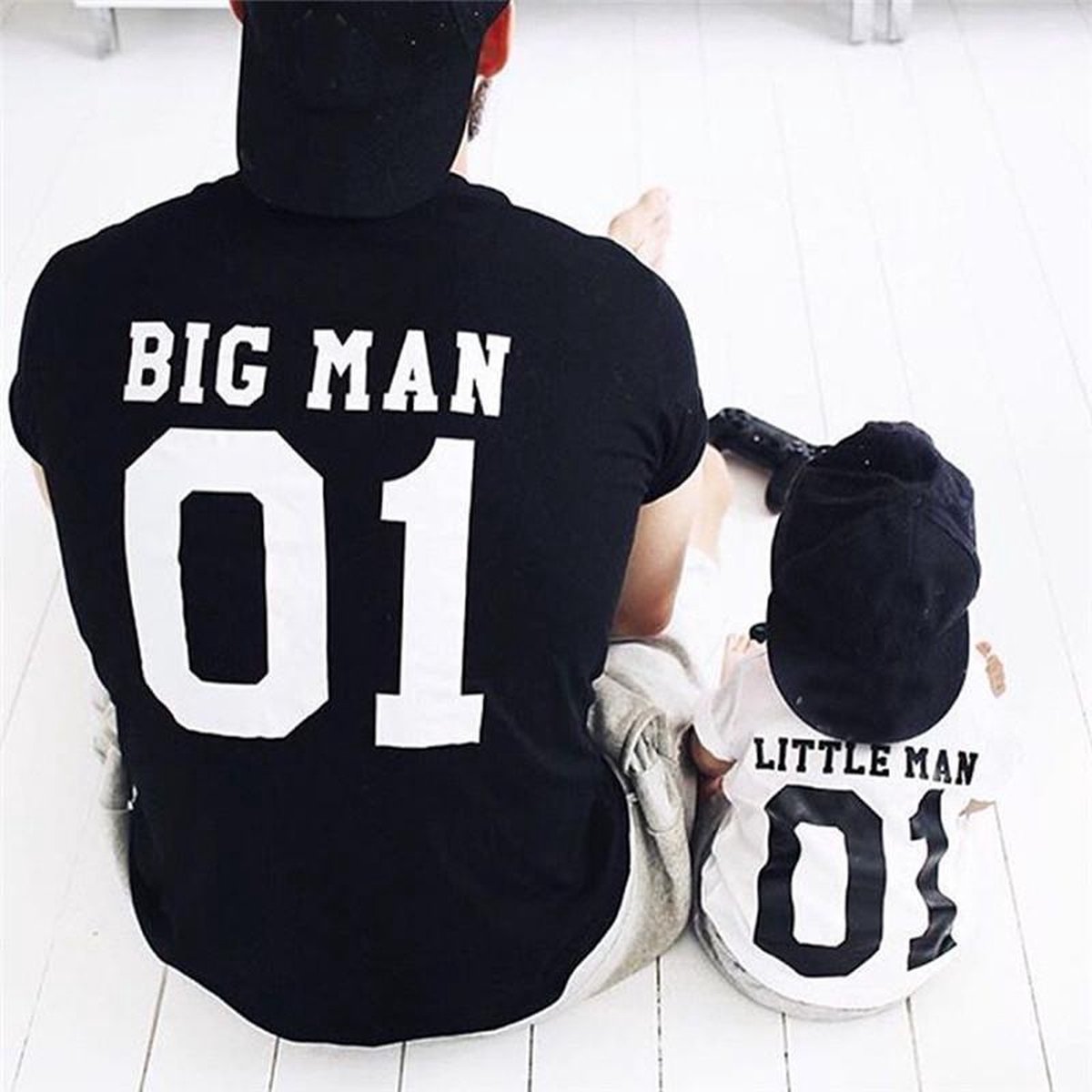Big man matching vader zoon shirt S Wit | bol.com