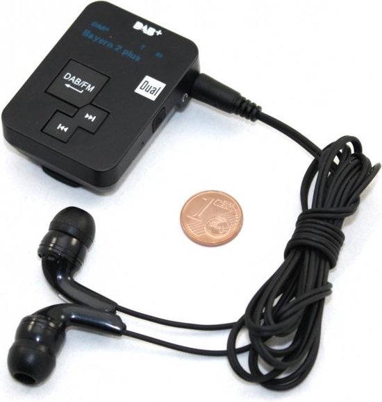 Dual DAB Pocket Radio 2 Draagbaar Digitaal Zwart bol