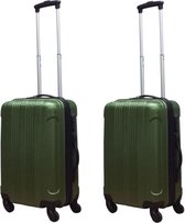 Castillo - Twin S - 2 delige handbagage kofferset - groen
