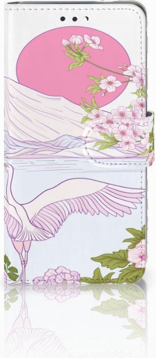 Boekhoesje voor Nokia 3.1 (2018) Telefoonhoesje met Pasjes Bird Standing