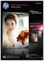 3x HP fotopapier Premium Plus A4, 300gr, pak a 20 vel, semi-glanzend