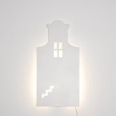 Grachtenpand lamp Nº 2 - huisje met LED