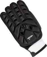 Stag Super Bone Pro Soft Sr. - Zaalhockeyhandschoen - Links - Maat M - Zwart/ Wit