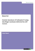 Genetic knockout of Cathepsin D using zinc-finger nucleases delivered by AAV vectors