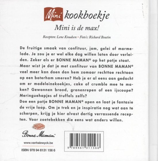 Minikookboekje - Bonne Maman - Lene Knudsen