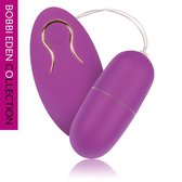 Bobbi Eden - Vibrerend ei voor vrouwen - Koppel vibrator - G spot stimulator - Paars