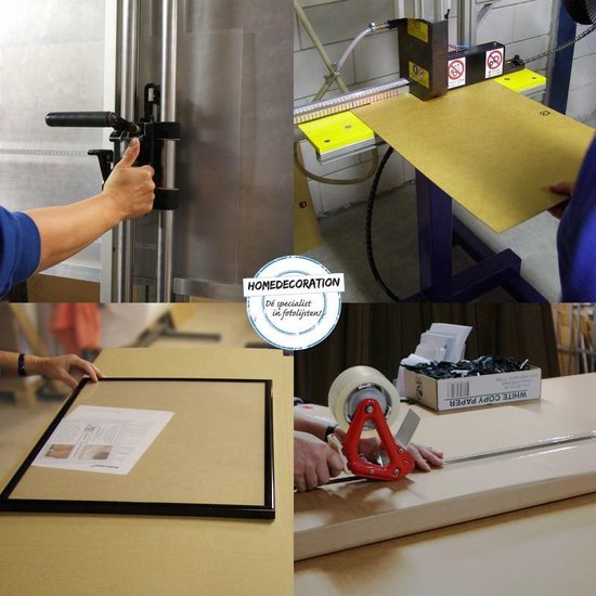 Homedecoration Biggy - Cadre photo - Format photo - 39 x 48 cm - Plastique - Argent