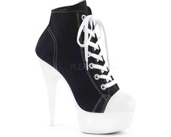 EU 42,5 = US 12 | DELIGHT-600SK-02 | 6 Heel, 1 3/4 PF Sneaker, Side Zip