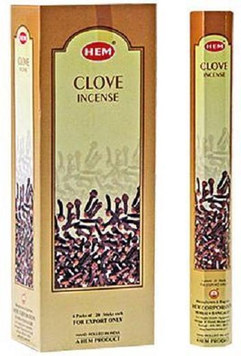 HEM Wierook - Clove - Slof (6 pakjes/120 stokjes)